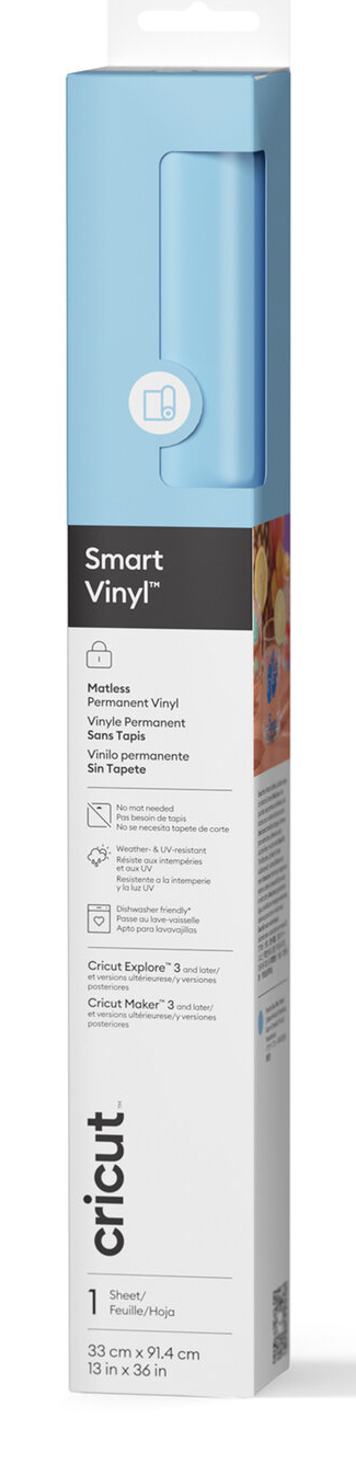 Cricut Smart Vinyl Permanent Light Blue Matte