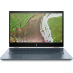 HP Chromebook x360 14-da0002na 35.6 cm (14") Touchscreen Full HD Intel® Pentium® Gold 4417U 4 GB DDR4-SDRAM 32 GB eMMC Wi-Fi 5 (802.11ac) ChromeOS Blue, White