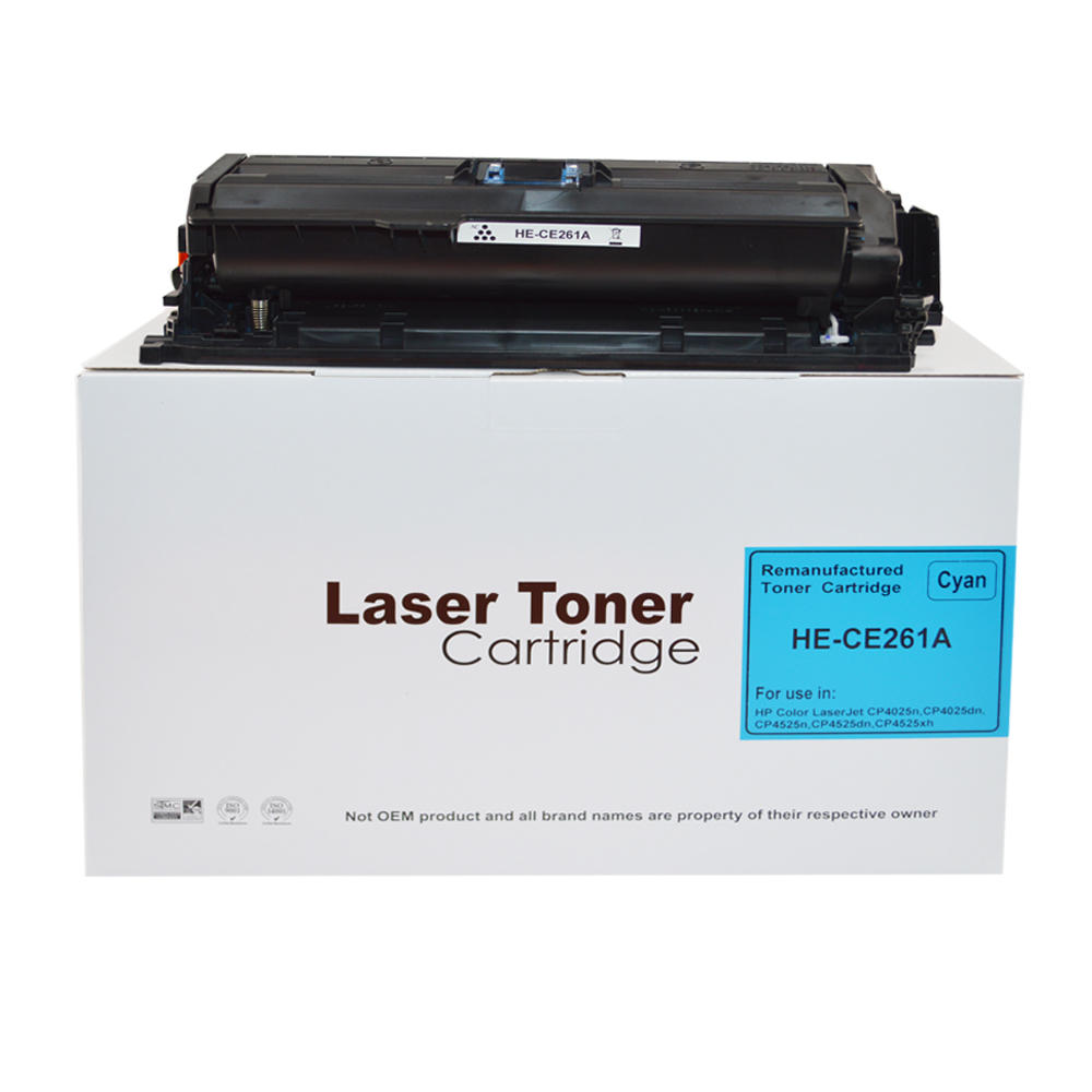 Image of CTS Wholesale Remanufactured HP Laserjet CP4025 Cyan CE261A Toner HP64