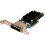 Atto 16-Port External 12Gb SAS/SATA to x8 PCIe 4.0 Host Bus Adapter, Low Profile