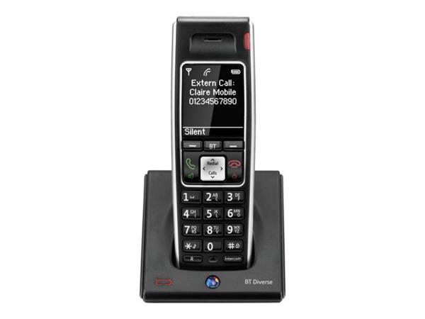 BT Diverse 7400 Plus DECT Cordless Phone Black 44714