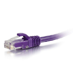 C2G 50ft Cat6a networking cable Purple 598.4" (15.2 m) U/UTP (UTP)