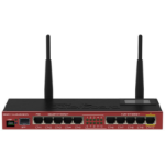 Mikrotik RB2011UIAS-2HND-IN wireless router Single-band (2.4 GHz) Gigabit Ethernet Black,Bordeaux