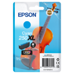 Epson 250XL Violin Claria Photo HD inktcartridge 1 stuk(s) Origineel Hoog (XL) rendement Cyaan