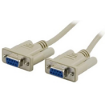 Deltaco DEL-25A serial cable Beige 3 m