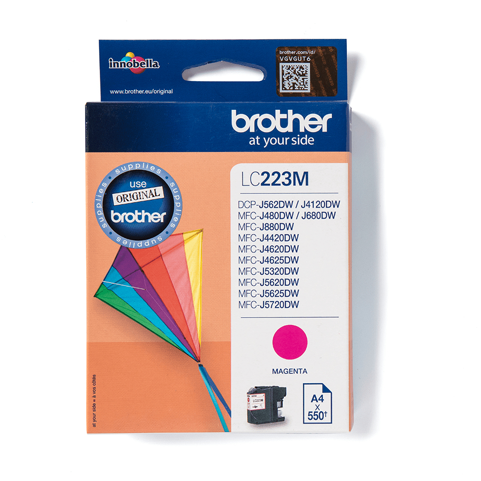 Image of Brother LC-223M Ink cartridge magenta, 550 pages ISO/IEC 24711...