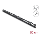 DeLOCK Cable Duct flexible self-adhesive screwable 25 x 26 mm - length 50 cm black