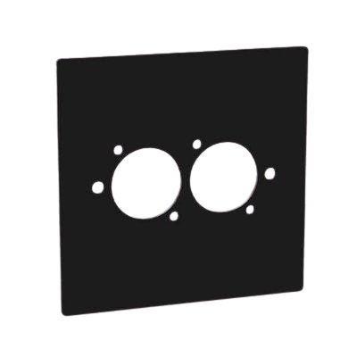 82511-20 wall plate/switch cover Black