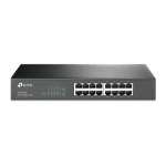 TP-Link TL-SG1016D network switch Managed L2 Gigabit Ethernet (10/100/1000) Black