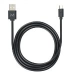 Mobilis 001277 USB cable 1 m USB 2.0 USB A Micro-USB B Black