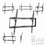Gembird WM-70T-03 tv-bevestiging 177,8 cm (70") Zwart