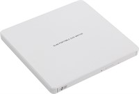 LG Hitachi-LG GP60NW60 8x DVD-RW USB 2.0 White Slim External Optical Drive