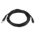 Monoprice 5138 USB cable USB 2.0 181.1" (4.6 m) USB A Micro-USB B Black