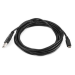 Monoprice 5138 USB cable USB 2.0 181.1" (4.6 m) USB A Micro-USB B Black