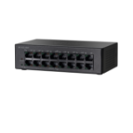 Cisco Small Business SF110D-16HP Unmanaged L2 Fast Ethernet (10/100) Power over Ethernet (PoE) 1U Black