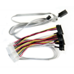 Microchip Technology 2280100-R Serial Attached SCSI (SAS) cable 0.8 m 6 Gbit/s Multicolour, White