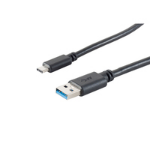 shiverpeaks 13-31045 - 3 m - USB A - USB C - USB 3.2 Gen 1 (3.1 Gen 1) - 5000 Mbit/s - Black