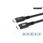 Microconnect USB3.2CC01.5 USB cable USB 3.2 Gen 2x2 1.5 m USB C Black
