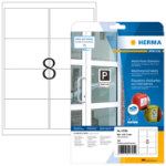 HERMA 10795 self-adhesive label Rounded rectangle Permanent White 160 pc(s)