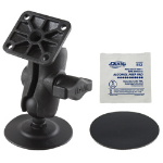 RAM Mounts Flex Adhesive Double Ball Mount with AMPS Plate