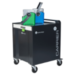 LocknCharge Carrier 30 Portable device management cart Black, Blue, Green, Metallic