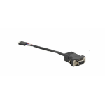 Kramer Electronics C–D9F/3PM–0.6 serial cable Black 0.2 m DB-9