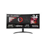 LG 34WR50QK-B computer monitor 86.4 cm (34") 3440 x 1440 pixels Wide Quad HD Black
