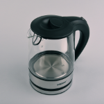 Feel Maestro MR062 electric kettle 1.2 L 1630 W Black, Transparent
