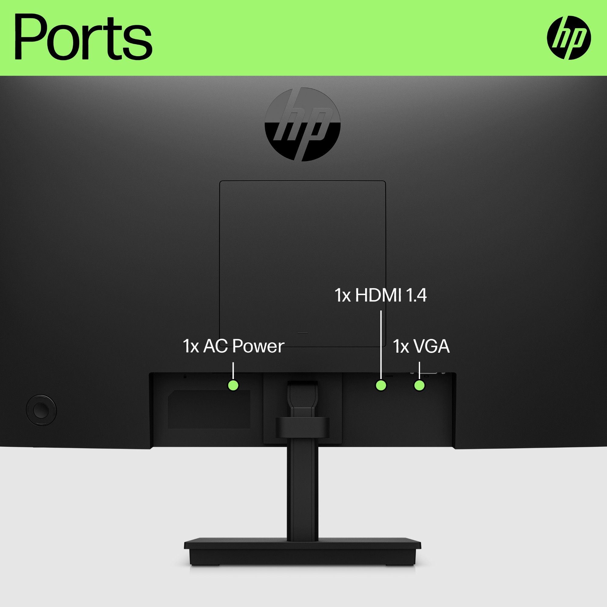 HP P22v G5 computer monitor 54.5 cm (21.4") 1920 x 1080 pixels Full HD Black