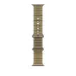 Apple 49mm Translucent Kelp Ocean Band - Natural Titanium Finish