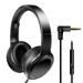 LogiLink Headset Stereo, 1x 3.5mm, over ear, black