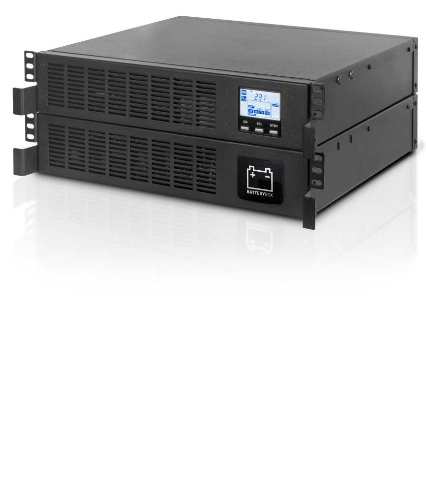 SER 3000 ER RIELLO Sentinel Rack 3kVA Online 230V (UPS) - SER 3000 ER - No Internal Batteries