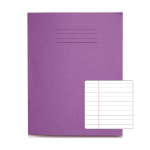 Rhino 9 x 7 Exercise Book 80 Page Purple F8M (Pack of 100)