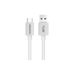 ADATA USB-C - USB 3.0, 1m USB cable USB 3.2 Gen 1 (3.1 Gen 1) USB C USB A White