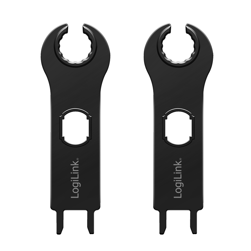 Image of LogiLink Mounting wrench set, for MC4 solar cable connectors, 2...