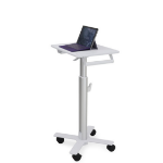 Ergotron StyleView S-Tablet Cart, SV10 Aluminium, White Multimedia cart