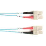 Black Box FO10G-LSZH-010M-SCSC InfiniBand/fibre optic cable 10 m SC Aqua colour