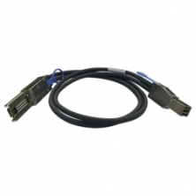 QNAP CAB-SAS20M-8644-8088 Serial Attached SCSI (SAS) cable 2 m Black, Metallic
