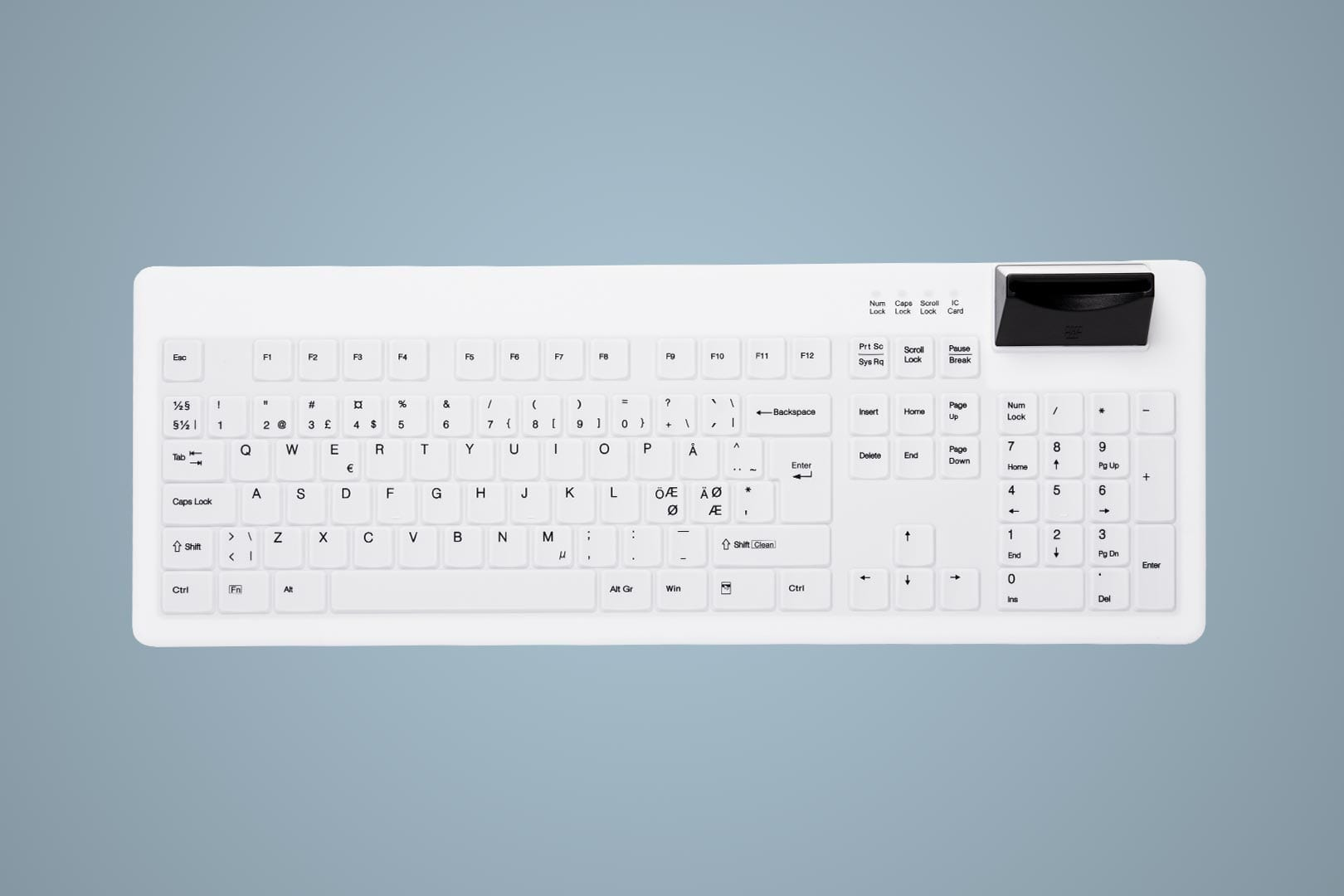 Active Key AK-C8200 keyboard USB UK English White