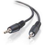 C2G 25ft 3.5mm Stereo M/M audio cable 295.3" (7.5 m) Black