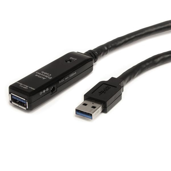 Image of StarTech.com 5m USB 3.0 Active Extension Cable - M/F