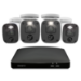 Swann 4K Wired DVR CCTV 4 Bullet Camera Kit 8 Channel 1TB HDD Storage
