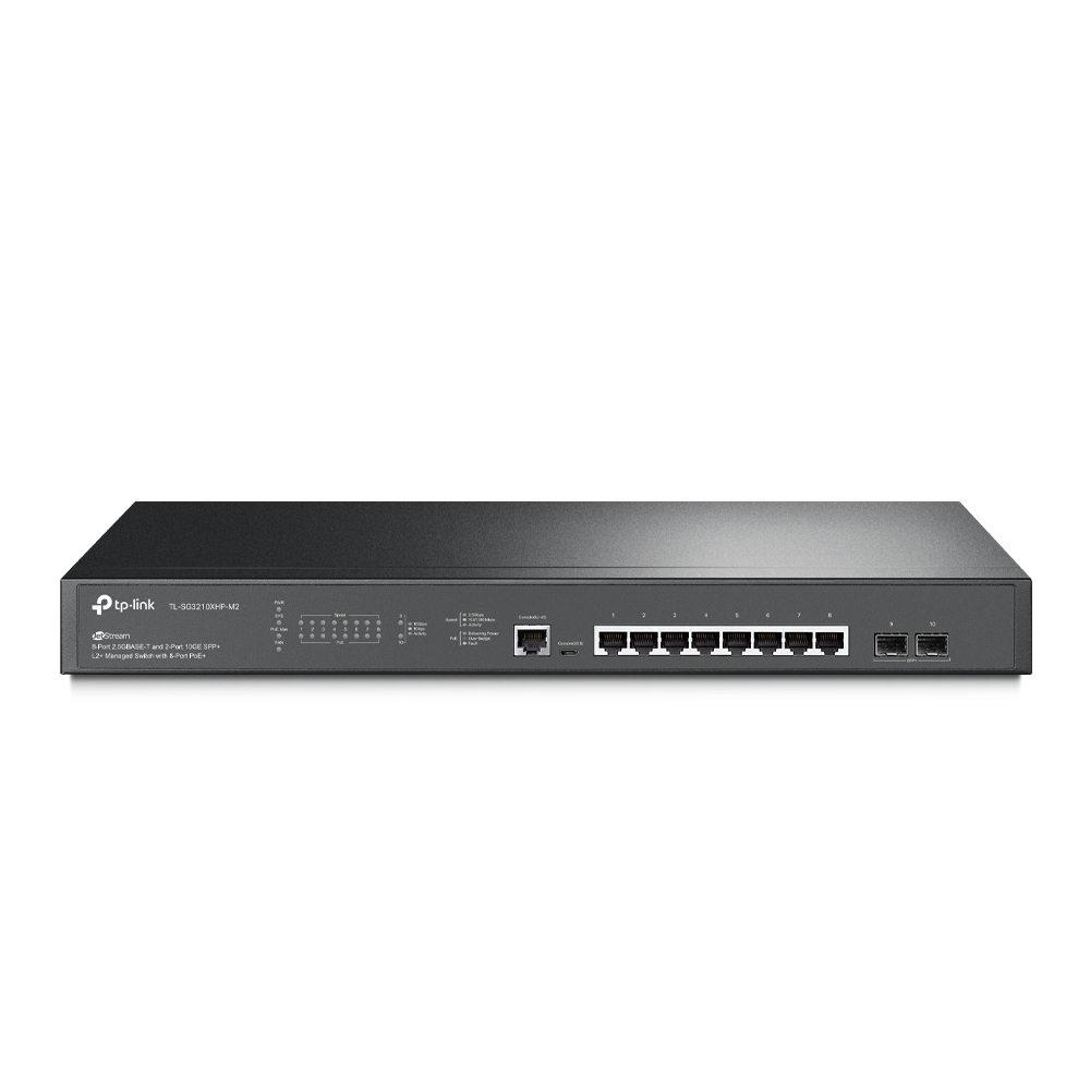 Image of TP-Link JetStream 8-Port 2.5GBASE-T and 2-Port 10GE SFP+ L2+...