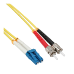 InLine Fiber Optical Duplex Cable LC/ST 9/125µm OS2 2m