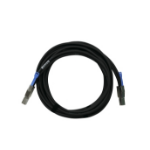 QNAP CAB-SAS30M-8644 Serial Attached SCSI (SAS) cable 118.1" (3 m) Black, Metallic