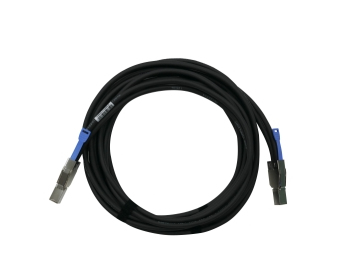 QNAP CAB-SAS30M-8644 Serial Attached SCSI (SAS) cable 3 m Black, Metallic