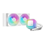 DeepCool LE240 V2 Processor All-in-one liquid cooler 12 cm White