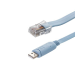connektgear 1.8m RJ45 to USB Type A Male Console Cable with FTDI Chip (Cisco Compatible)