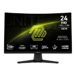 MSI MAG 242C computer monitor 59.9 cm (23.6") 1920 x 1080 pixels Full HD LCD Black