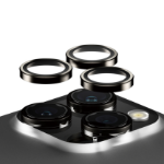PanzerGlass ® Hoops™ Camera Lens Protector iPhone 15 Pro | 15 Pro Max | Black Metal